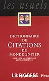 Dictionnaire de Citations du Monde entier
