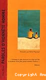 Paroles d'honnête homme