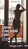Journal d'une année à part