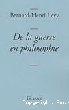 De la guerre en philosophie