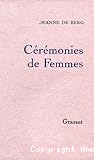 Cérémonies de Femmes